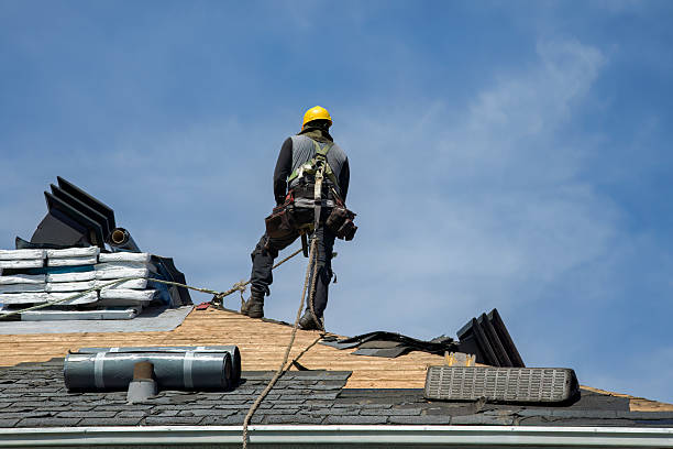 Professional Roofing technician working in Valley Grove, WV